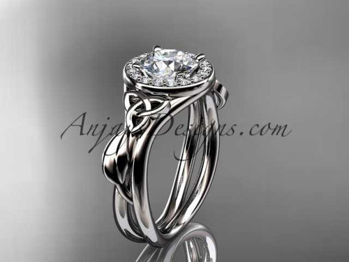 platinum diamond celtic trinity knot wedding ring, engagement ring CT7314 platinum diamond celtic trinity knot wedding ring, engagement ring CT7314