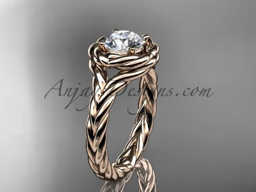 Ilena Contemporary Side Stone Rope Diamond Engagement Ring – Louis Martin  Jewelers - Rockefeller Center - NYC