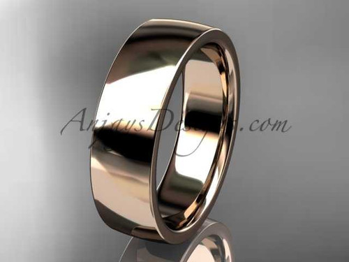 14k rose gold comfort fit wedding band 6mm WB50206G 14k rose gold comfort fit wedding band 6mm WB50206G