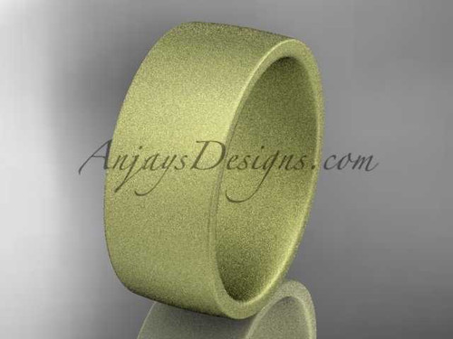14k yellow matte finish gold comfort fit wedding band 8mm WB50208G 14k yellow matte finish gold comfort fit wedding band 8mm WB50208G