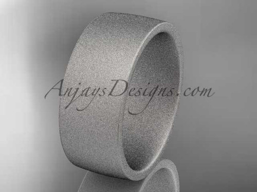 Platinum matte finish comfort fit wedding band 8mm WB50208G Platinum matte finish comfort fit wedding band 8mm WB50208G