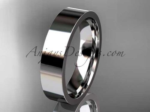 Platinum plain 5mm wide wedding band WB50305G Platinum plain 5mm wide wedding band WB50305G