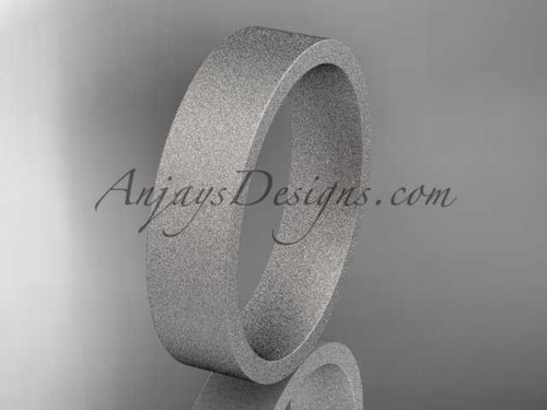Platinum matte finish comfort fit wedding band 5mm WB50305G Platinum matte finish comfort fit wedding band 5mm WB50305G