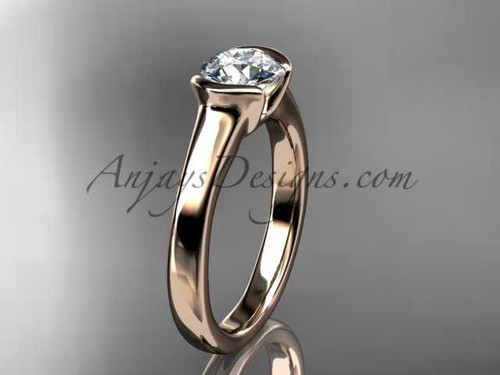 Vintage Engagement Rings 14kt Rose Gold Beautiful Wedding Ring VD10016