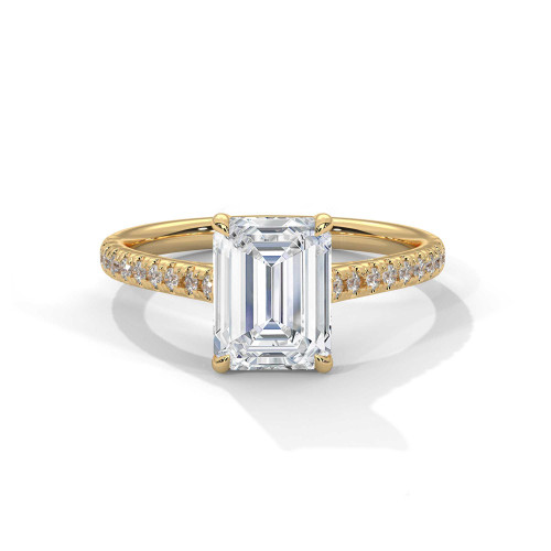 2 Carat Emerald Cut Lab Grown Diamond Engagement Ring 2 Carat Emerald Cut Lab Grown Diamond Engagement Ring