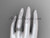 Matte Finish Platinum Leaf Engagement Rings, Amazing Celtic Wedding Band CT7316G
