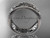 Artisan Celtic Trinity Knot Wedding Band, 14kt White Gold Irish Engagement Ring CT7236G