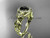 14kt yellow gold diamond unique engagement ring, wedding ring with a Black Diamond center stone ADLR300