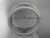 14kt white gold celtic trinity knot matte finish wedding band, engagement ring CT7293GA