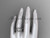 14k white gold diamond leaf and vine wedding ring, engagement set ADLR90S
