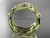 Modern Wedding Band, 14kt Yellow Gold Leaf and Vine Bridal Ring ADLR263G
