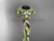 14kt yellow gold diamond leaf and vine wedding ring, engagement ring with a Black Diamond center stone ADLR89