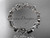 14kt white gold diamond leaf and vine wedding ring, engagement ring, wedding band ADLR79