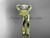 14kt yellow gold diamond unique engagement set ADLR166S