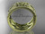 14kt yellow gold diamond leaf and vine wedding ring, engagement ring, wedding band ADLR9B