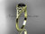 14kt yellow gold celtic trinity knot wedding ring, engagement ring with a Black Diamond center stone CT7375 14kt yellow gold celtic trinity knot wedding ring, engagement ring with a Black Diamond center stone CT7375
