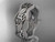 platinum celtic trinity knot wedding band, engagement ring CT7508GM