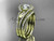 14k yellow gold diamond leaf and vine wedding ring, engagement ring with a double matching band ADLR317S 14k yellow gold diamond leaf and vine wedding ring, engagement ring with a double matching band ADLR317S