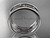 14kt white gold leaf and vine wedding ring, engagement ring, wedding band ADLR293G