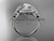 platinum diamond floral wedding ring, engagement ring ADLR133