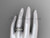 Leaf and Vine Wedding Band, 14kt White Gold Artisan Ring ADLR252G