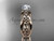 Superlative Celtic Engagement Ring, 14kt Rose Gold Wedding Ring CT7171