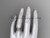14kt white gold celtic trinity knot wedding band, engagement ring CT7506G