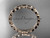 Beautiful Leaf Pattern Wedding Band, 14kt Rose Gold Marriage Ring ADLR35B Beautiful Leaf Pattern Wedding Band, 14kt Rose Gold Marriage Ring ADLR35B
