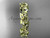 14kt yellow gold diamond leaf and vine wedding ring, engagement ring, wedding band ADLR79