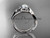 Amazing Diamond Wedding Set, 14kt White Gold Moissanite Engagement Ring ADLR78S Amazing Diamond Wedding Set, 14kt White Gold Moissanite Engagement Ring ADLR78S