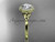 14kt yellow gold diamond celtic trinity knot wedding ring, engagement ring CT7157