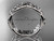 platinum celtic trinity knot wedding band, triquetra ring, engagement ring CT7392G