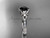 Contemporary Floral Engagement Ring, Nature Inspired Platinum Black Diamond Ring ADLR333 Contemporary Floral Engagement Ring, Nature Inspired Platinum Black Diamond Ring ADLR333