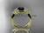 14kt yellow gold diamond celtic trinity knot wedding ring, engagement ring with a Black Diamond center stone CT7393 14kt yellow gold diamond celtic trinity knot wedding ring, engagement ring with a Black Diamond center stone CT7393