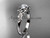 Platinum diamond unique engagement ring, wedding ring, bow ring, ADER154