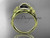 14kt yellow gold diamond unique engagement ring with a Black Diamond center stone ADLR166 14kt yellow gold diamond unique engagement ring with a Black Diamond center stone ADLR166