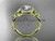 14kt yellow gold diamond celtic trinity knot wedding ring, engagement ring with a "Forever One" Moissanite center stone CT7127 14kt yellow gold diamond celtic trinity knot wedding ring, engagement ring with a "Forever One" Moissanite center stone CT7127