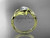 Contemporary Leaf and Vine Wedding Ring, 14kt Yellow Gold Engagement Ring ADLR273