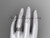 14kt white gold celtic trinity knot wedding band, engagement ring CT7504G
