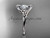 Platinum diamond celtic trinity knot wedding ring, engagement ring CT7166