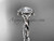 platinum celtic trinity knot engagement ring, wedding ring with a "Forever One" Moissanite center stone CT789 platinum celtic trinity knot engagement ring, wedding ring with a "Forever One" Moissanite center stone CT789