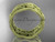 14kt yellow gold celtic trinity knot wedding band, matte finish wedding band, engagement ring CT7263G