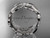 14kt white gold leaf wedding ring, wedding band ADLR259B 14kt white gold leaf wedding ring, wedding band ADLR259B