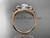 Stunting Floral Diamond Wedding Ring, Rose Gold Glorious Engagement Ring ADLR126 Stunting Floral Diamond Wedding Ring, Rose Gold Glorious Engagement Ring ADLR126