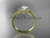 14kt yellow gold wedding ring, engagement ring ADLR389