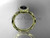Artisan Halo Engagement Ring, 14kt Yellow Gold Black Diamond Wedding Ring ADLR337