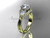 Unique 14kt yellow gold diamond wedding ring, engagement ring  ADLR319