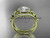 14kt yellow gold diamond floral wedding ring, engagement ring with a "Forever One" Moissanite center stone and double matching band ADLR131S 14kt yellow gold diamond floral wedding ring, engagement ring with a "Forever One" Moissanite center stone and double matching band ADLR131S