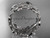 Nature Inspired Leaf and Vine Wedding Band, 14kt White Gold Flower Engagement Ring ADLR188G Nature Inspired Leaf and Vine Wedding Band, 14kt White Gold Flower Engagement Ring ADLR188G