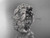 Platinum diamond floral, leaf and vine wedding ring,engagement ring ADLR250